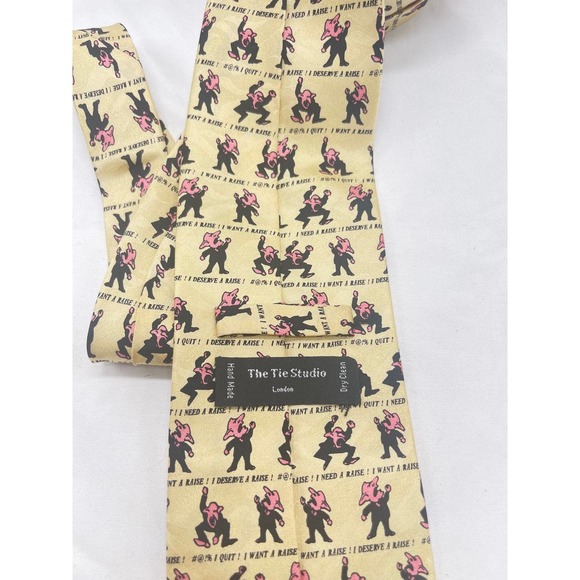 The Tie Studio handmade silk tie - Picture 7 of 9